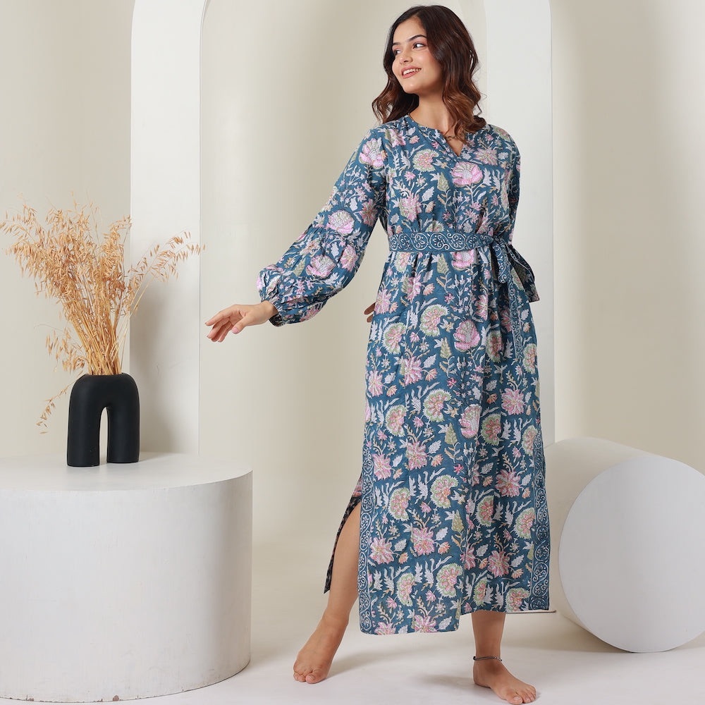 The Fox and The Mermaid Shante dress in a kaftan-style size small brand new